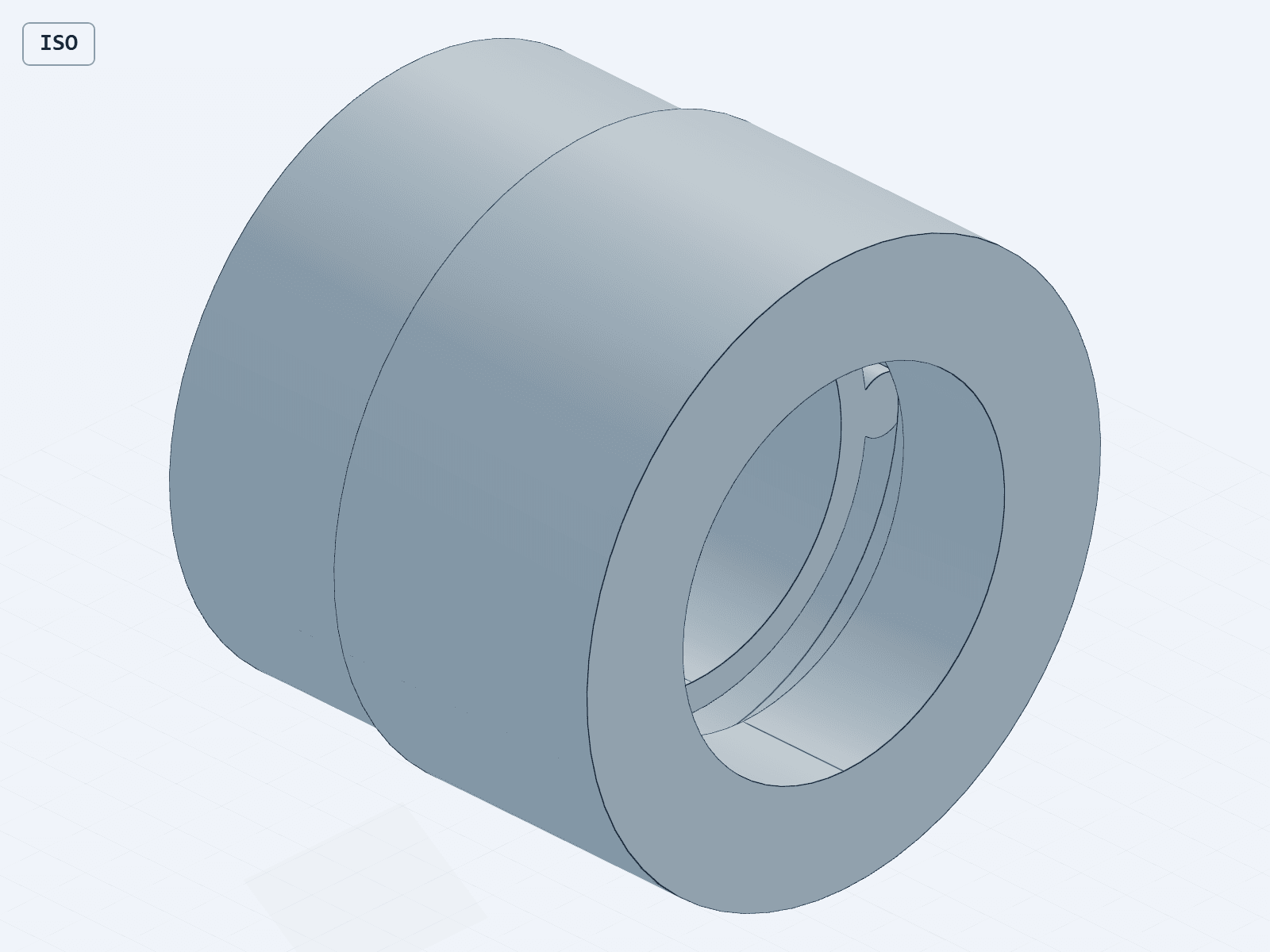 Coaxial nozzle body